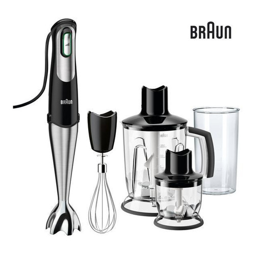 фото Блендер braun mq745 aperitif, погружной, черный/серый