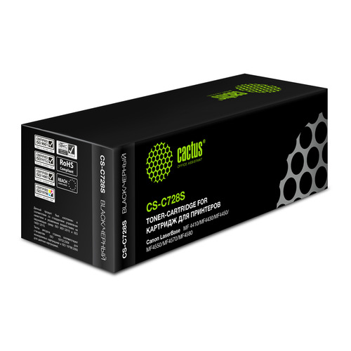 

Картридж Cactus CS-C728S, черный / CS-C728S, CS-C728S