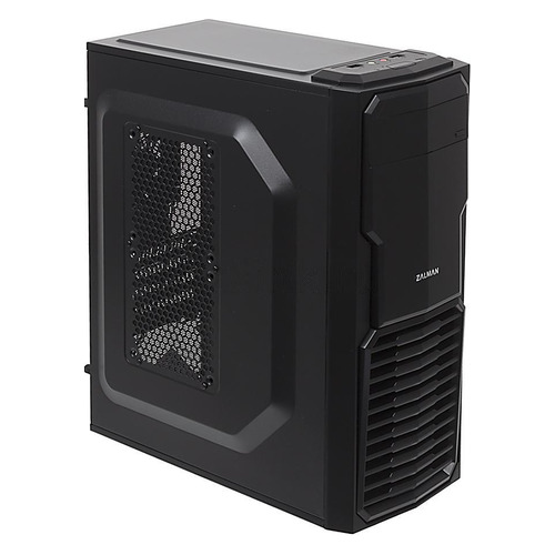 

Корпус mATX Zalman ZM-T4, Mini-Tower, без БП, черный, ZM-T4