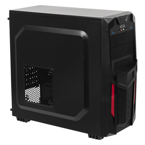 

Корпус ATX ACCORD R-03B, Midi-Tower, без БП, черный и красный [acc-r03b, R-03B