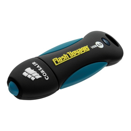 

Флешка USB CORSAIR Voyager 16Гб, USB3.0, черный и синий [cmfvy3a-16gb]