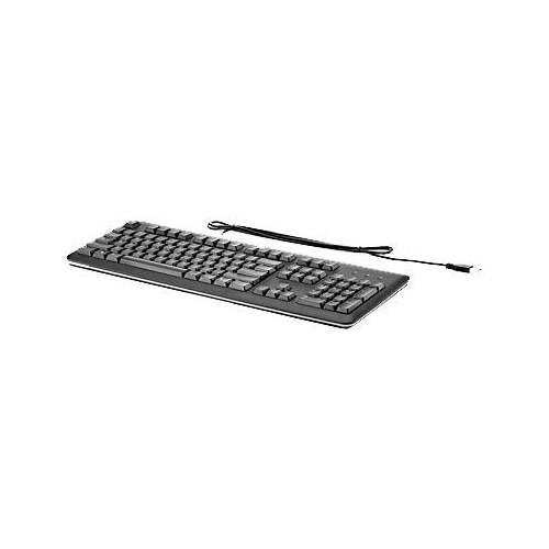 

Клавиатура HP QY776AA, USB, без русского алфавита, черный, QY776AA