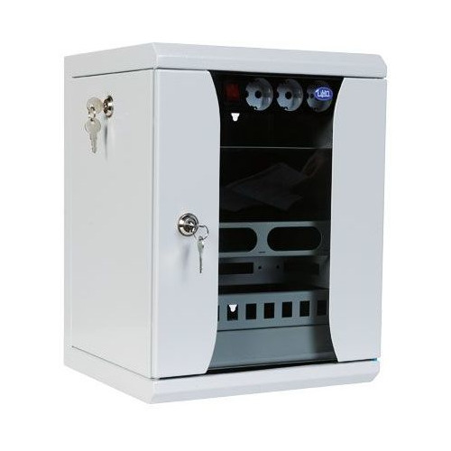 

Шкаф коммутационный ЦМО (ШРН-8.255-10) 8U 320x305мм пер.дв.стекл серый