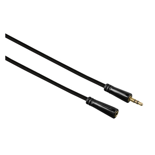 

Кабель-удлинитель аудио HAMA Jack 3.5 (m) - Jack 3.5 (f) , 3м, GOLD черный [00122321]