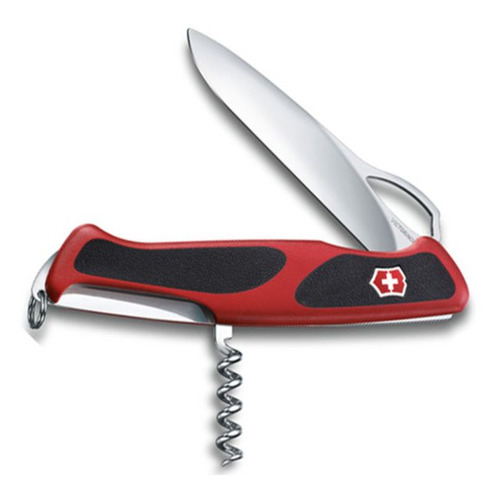 фото Складной нож victorinox rangergrip 63, 5 функций, 130мм, красный / черный