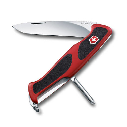 

Складной нож Victorinox RangerGrip 53, 5 функций, 130мм, красный / черный, RangerGrip 53