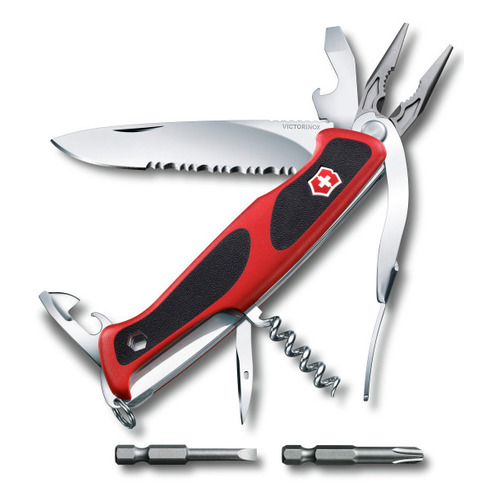 

Складной нож Victorinox RangerGrip 174 Handyman, 17 функций, 130мм, красный / черный, коробка картонная, RangerGrip 174 Handyman