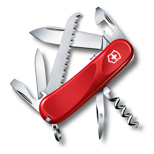 

Складной нож Victorinox Evolution S13, 14 функций, 85мм, красный, Evolution S13