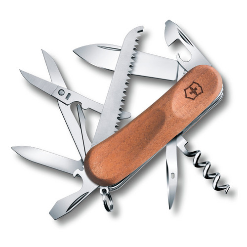 

Складной нож Victorinox EvoWood 17, функций: 13, 85мм, дерево , коробка картонная [2.3911.63], EvoWood 17