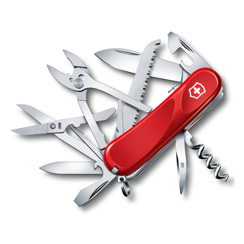 фото Складной нож victorinox evolution s52, 20 функций, 85мм, красный