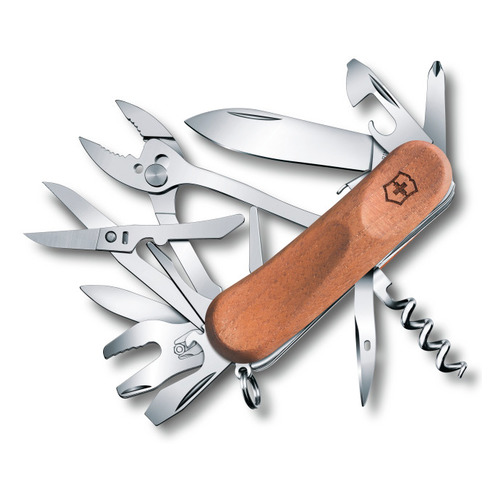 фото Складной нож victorinox evowood s557, 19 функций, 85мм, дерево