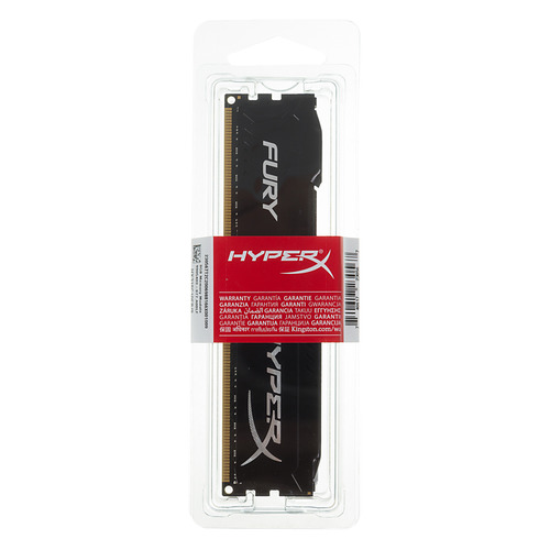 

Модуль памяти KINGSTON HyperX FURY Black Series HX318C10FB/8 DDR3 - 8Гб 1866, DIMM, Ret