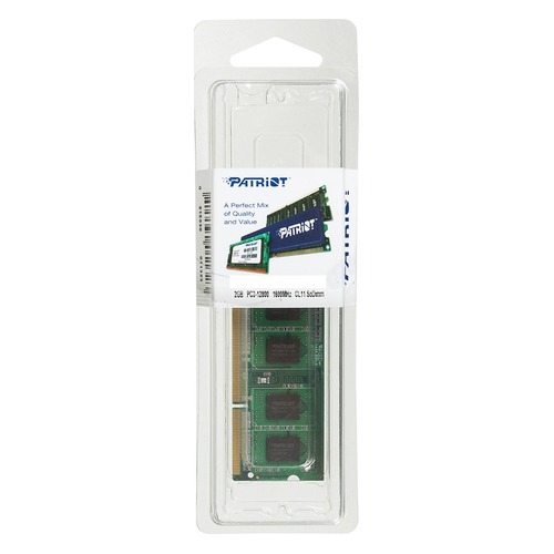 фото Модуль памяти patriot psd32g160081s ddr3 - 2гб 1600, so-dimm, ret