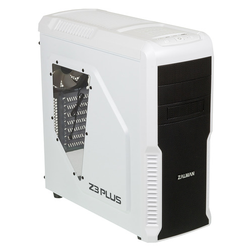 

Корпус ATX Zalman Z3 PLUS, Midi-Tower, без БП, белый [z3 plus white], Z3 PLUS