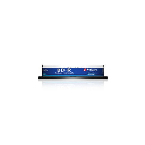 

Оптический диск BD-R VERBATIM 25ГБ 6x, 10шт., 43804, cake box, printable, Нет