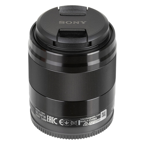 Объектив SONY 50mm f/1.8 SEL, Sony E, черный [sel50f18b.ae]