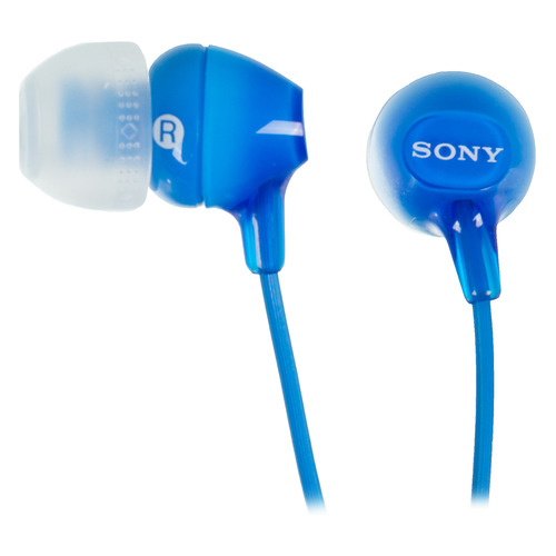 фото Наушники sony mdr-ex15lp, 3.5 мм, вкладыши, голубой [mdrex15lpli.ae]