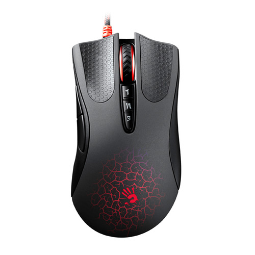 

Мышь A4TECH Bloody A9, игровая, оптическая, проводная, USB, черный, A9
