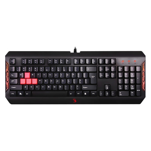 

Клавиатура A4TECH Bloody Q100, USB, черный [q100 usb], Bloody Q100