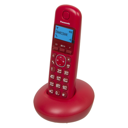 

Радиотелефон Panasonic KX-TGB210RUR, красный, KX-TGB210RUR