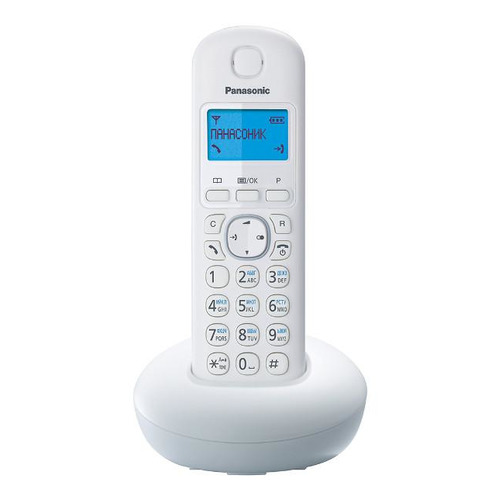 

Радиотелефон PANASONIC KX-TGB210RUW, белый, KX-TGB210RUW