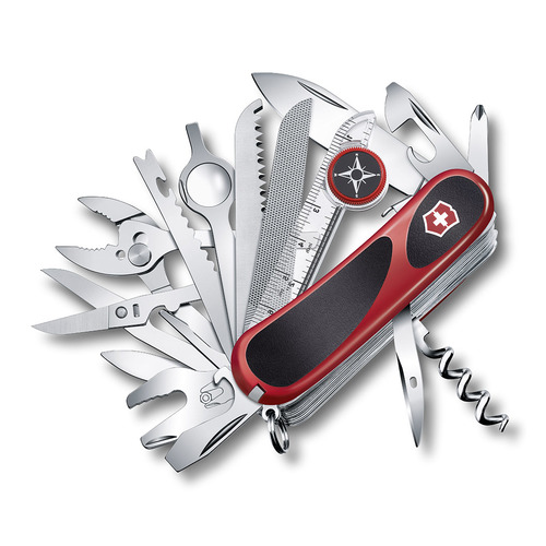 фото Складной нож victorinox evogrip s54, 31 функций, 85мм, красный / черный