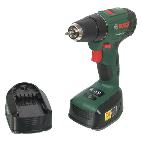 

Дрель-шуруповерт BOSCH PSR 1800 LI-2, 1.5Ач, с двумя аккумуляторами [06039a3121]