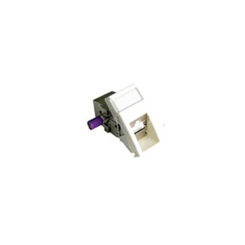 

Модуль информационный Molex (MLG-00035-02) 22.5x45 RJ45 кат.6A белый