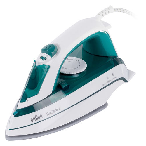 

Утюг BRAUN TS345, 2000Вт, зеленый/ белый [0127394023], Зеленый и белый, TS345