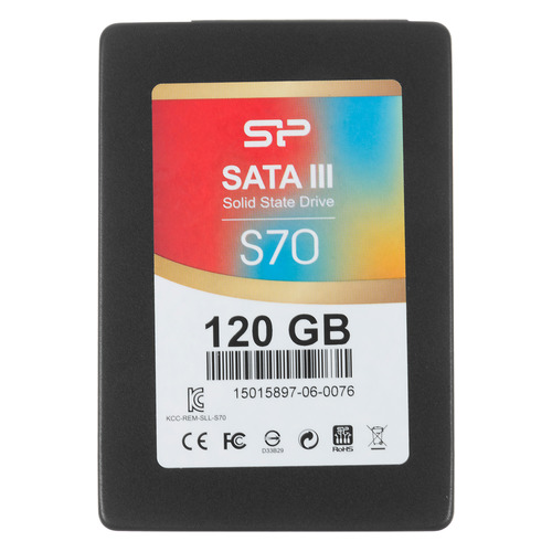 

SSD накопитель SILICON POWER Slim S70 SP120GBSS3S70S25 120Гб, 2.5", SATA III
