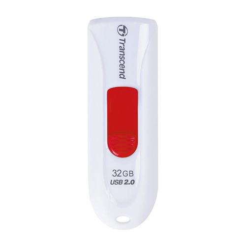 

Флешка USB Transcend Jetflash 590 32ГБ, USB2.0, белый [ts32gjf590w], 590