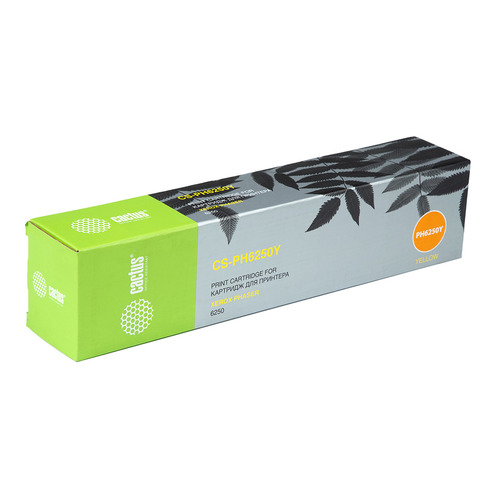 

Картридж CACTUS CS-PH6250Y, 106R00670, желтый, CS-PH6250Y