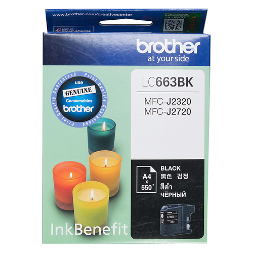 

Картридж Brother LC663BK, черный / LC663BK, LC663BK