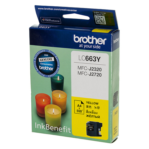 

Картридж BROTHER LC663Y, желтый, LC663Y