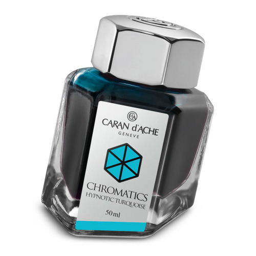 

Флакон с чернилами Carandache Chromatics (8011.191) Hypnotic turquoise чернила 50мл