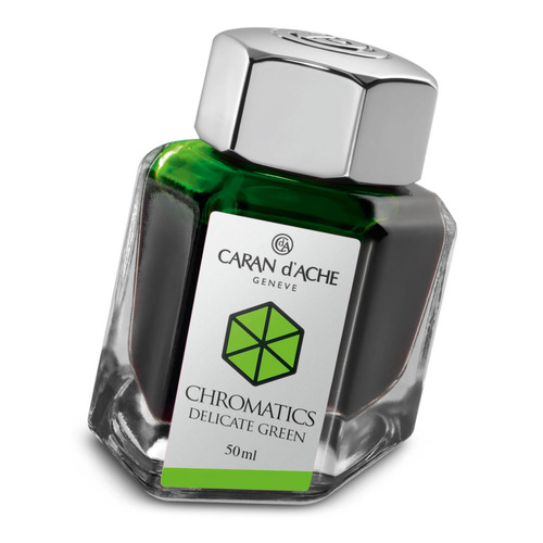 

Флакон с чернилами Carandache Chromatics (8011.221) Delicate green чернила 50мл