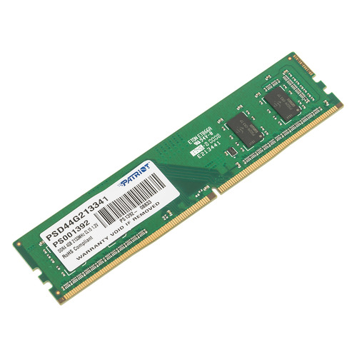 фото Модуль памяти patriot signature psd44g213341 ddr4 - 4гб 2133, dimm, ret