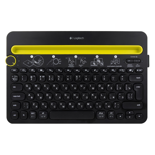 

Клавиатура LOGITECH Multi-Device K480, черный [920-006368], Multi-Device K480