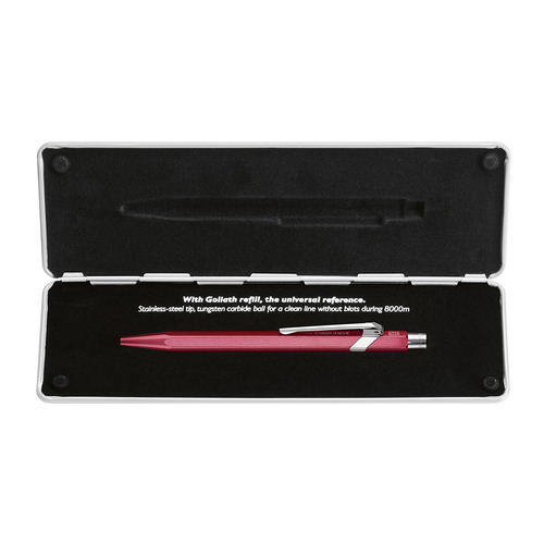 

Ручка шариков. Carandache Office Popline Metal-X (849.780) Red Metallic M синие подар.кор., Popline Metal-X