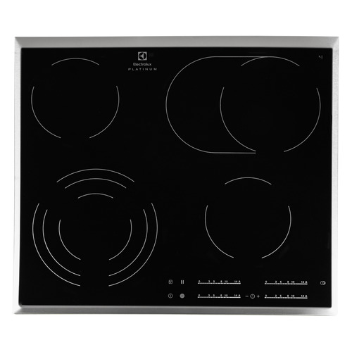 фото Варочная панель electrolux ehf96547xk, hi-light, независимая, черный