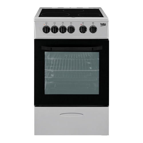 

Электрическая плита BEKO CSS 48100 GS, стеклокерамика, серебристый