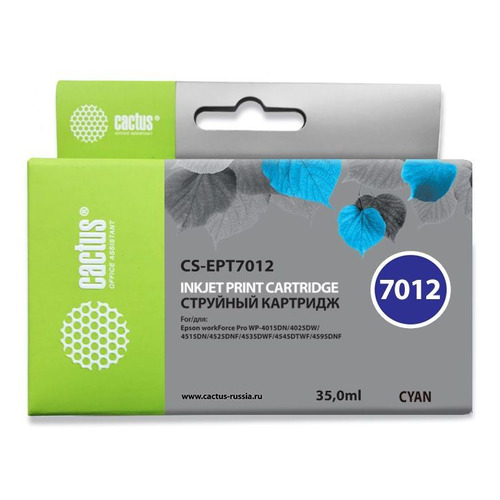 

Картридж Cactus CS-EPT7012, голубой / CS-EPT7012, CS-EPT7012